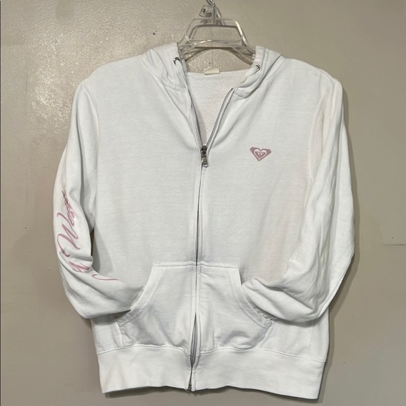 Roxy Jackets & Blazers - Roxy White Hoodie